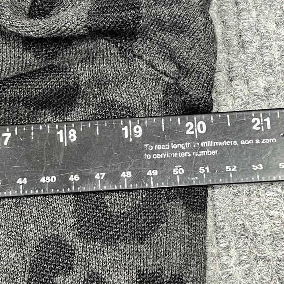 AGB Sweater Dress Womens Large All Over Leopard Print Ballet Neck‎ Charcoal - Picture 9 of 9